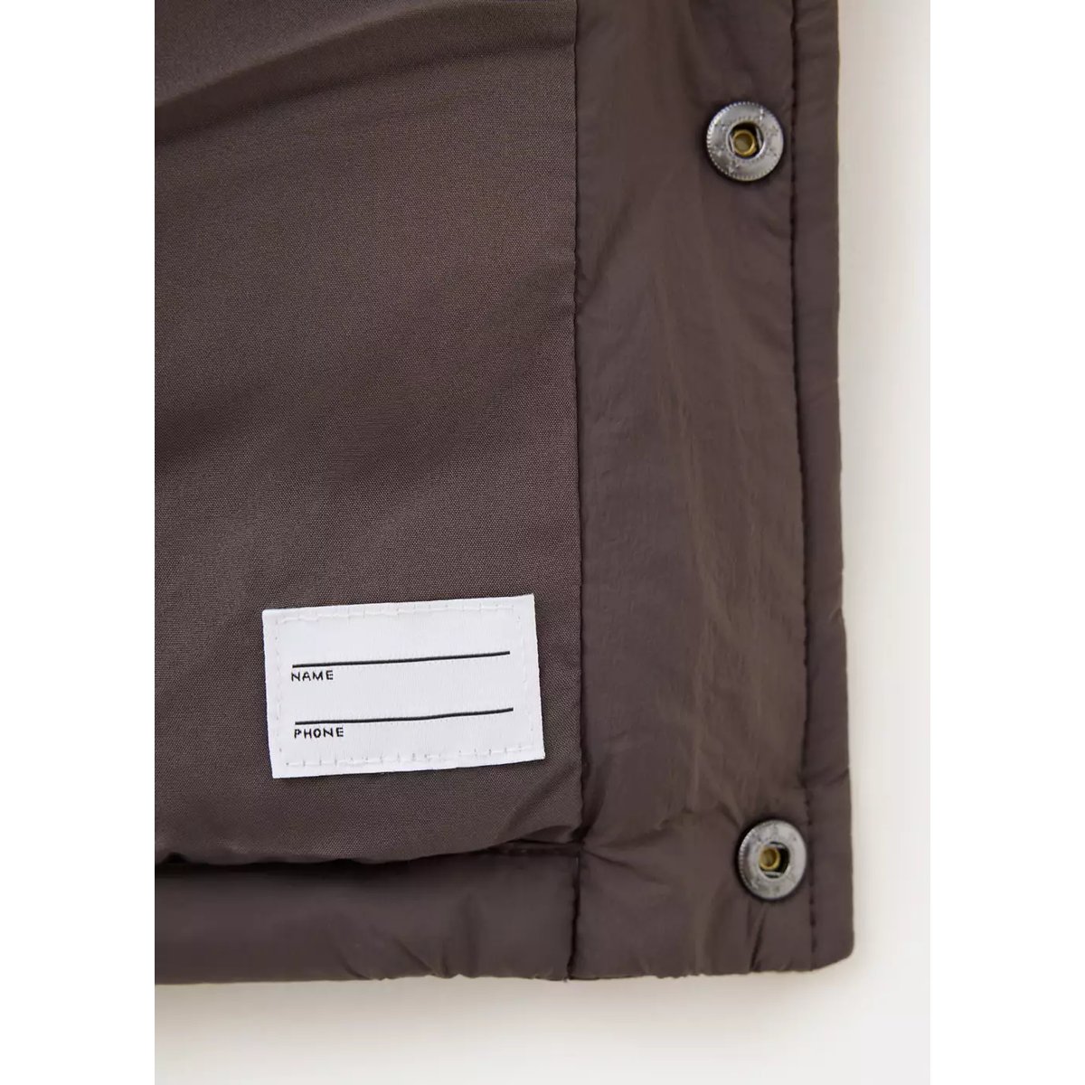 Gilet matelassé poches marron, MANGO BABY