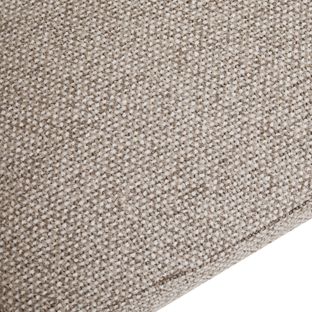 Lot de 2 fauteuils de table en tissu- ROMY marron chiné, DRAWER