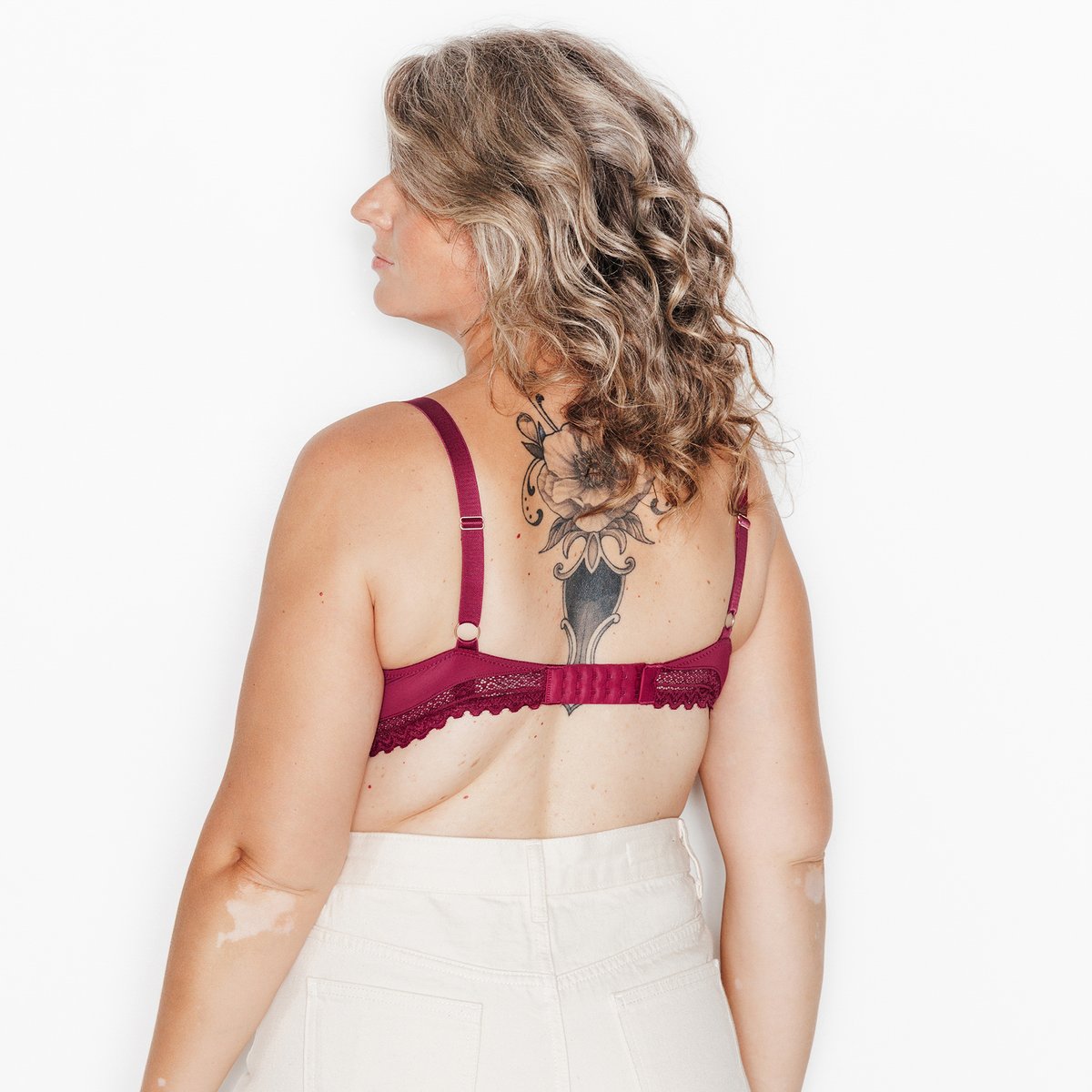 Soutien-gorge post-opératoire DOUCE bordeaux, ROUGEGORGE LINGERIE