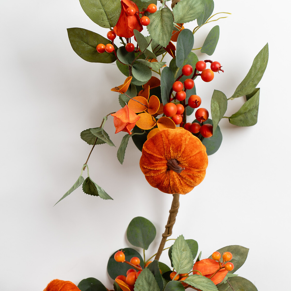 180cm Orange Pumpkin Garland orange, SO'HOME
