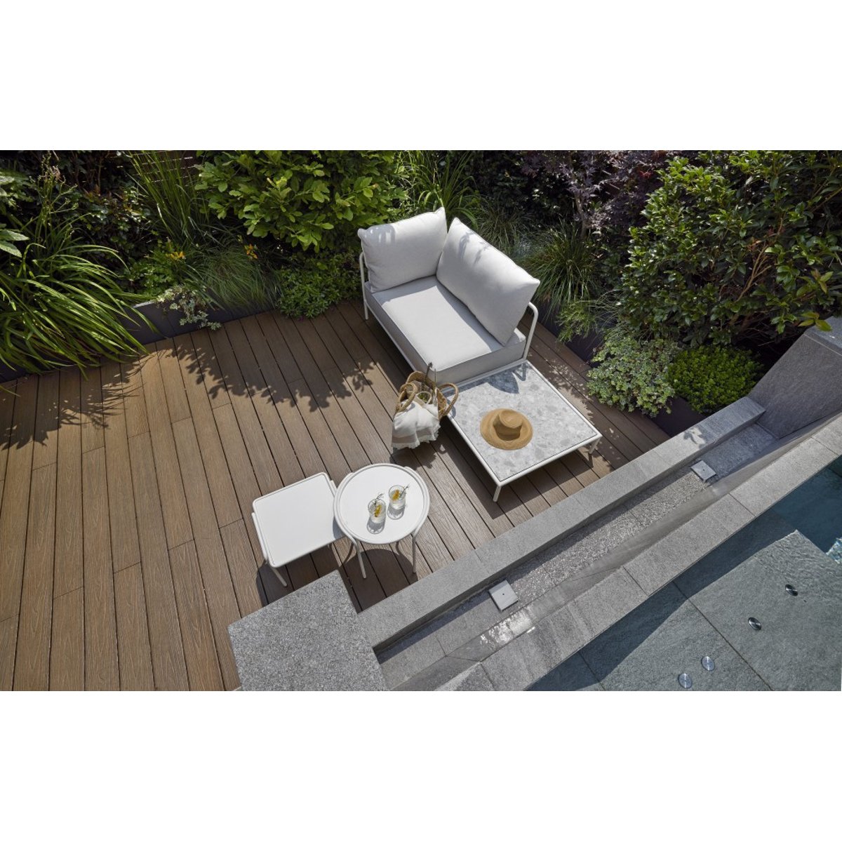 Table d'appoint ronde en métal, L.49 , DRESS CODE blanc, SCAB DESIGN