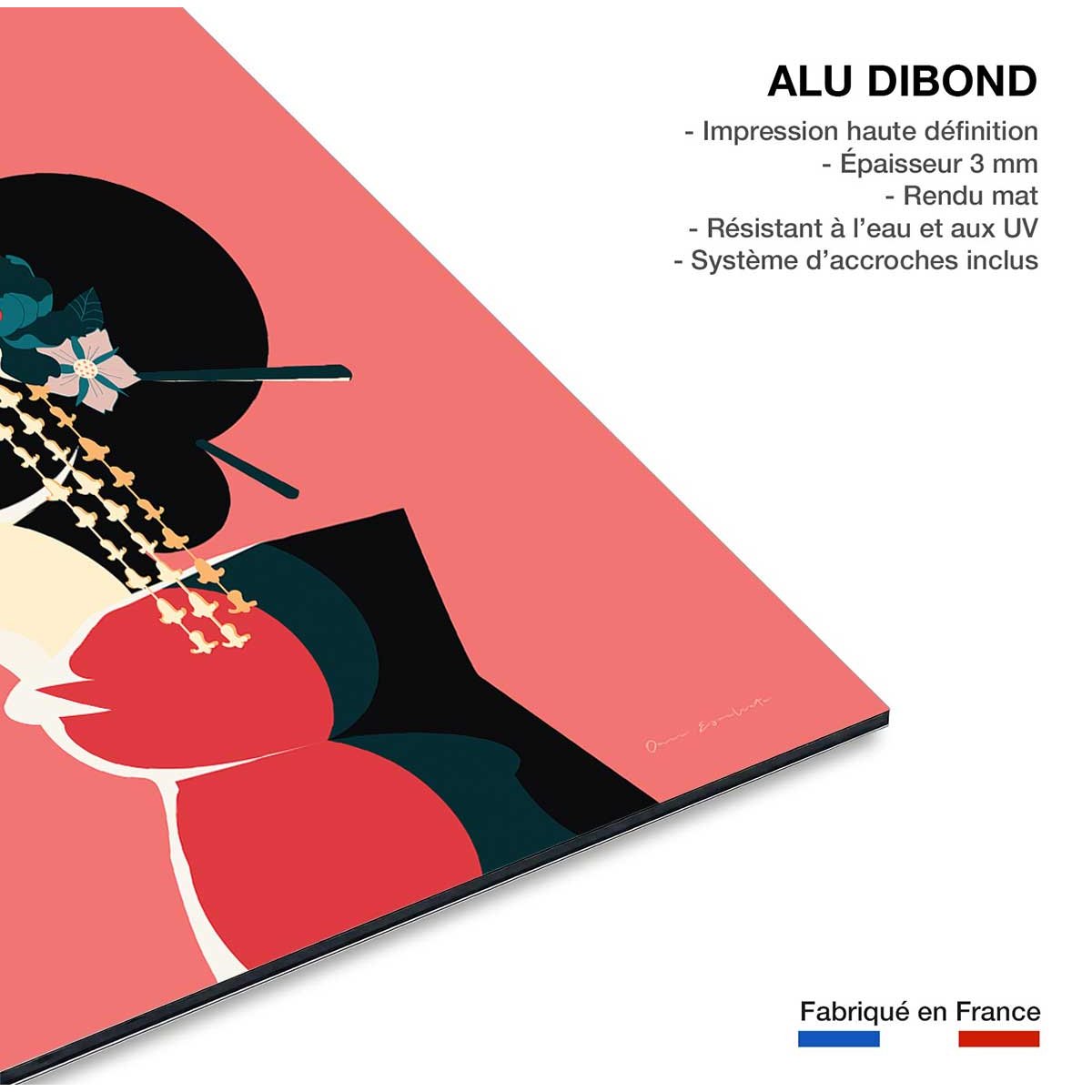 Tableau de voyage Japon et tradition tableau alu dibond, HEXOA