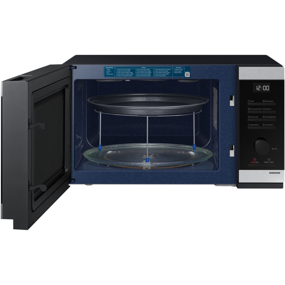 Micro ondes grill MG32DG4524CT 32L inox, SAMSUNG