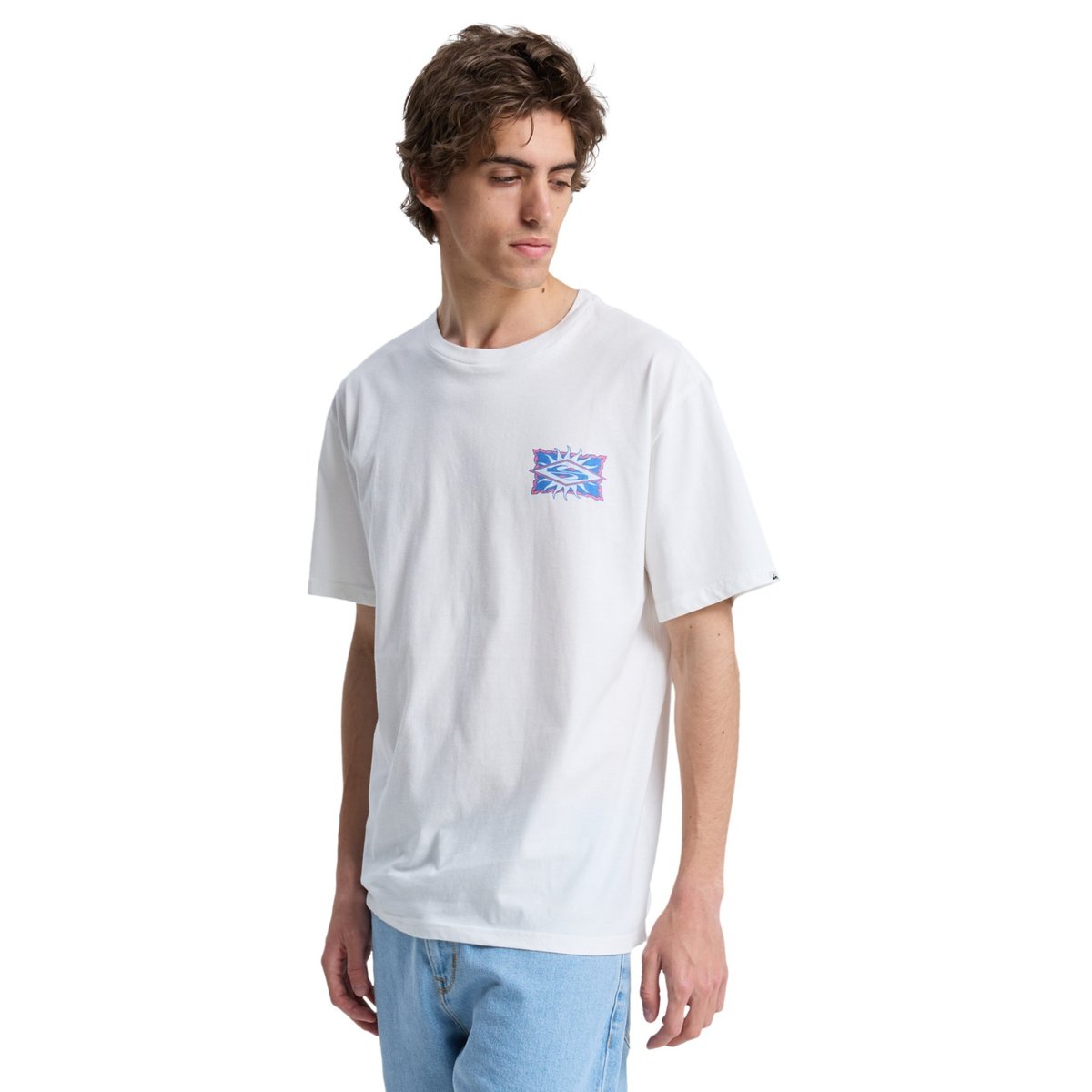 T-Shirt à manches courtes EV STARFISH STAMP blanc snow white, QUIKSILVER