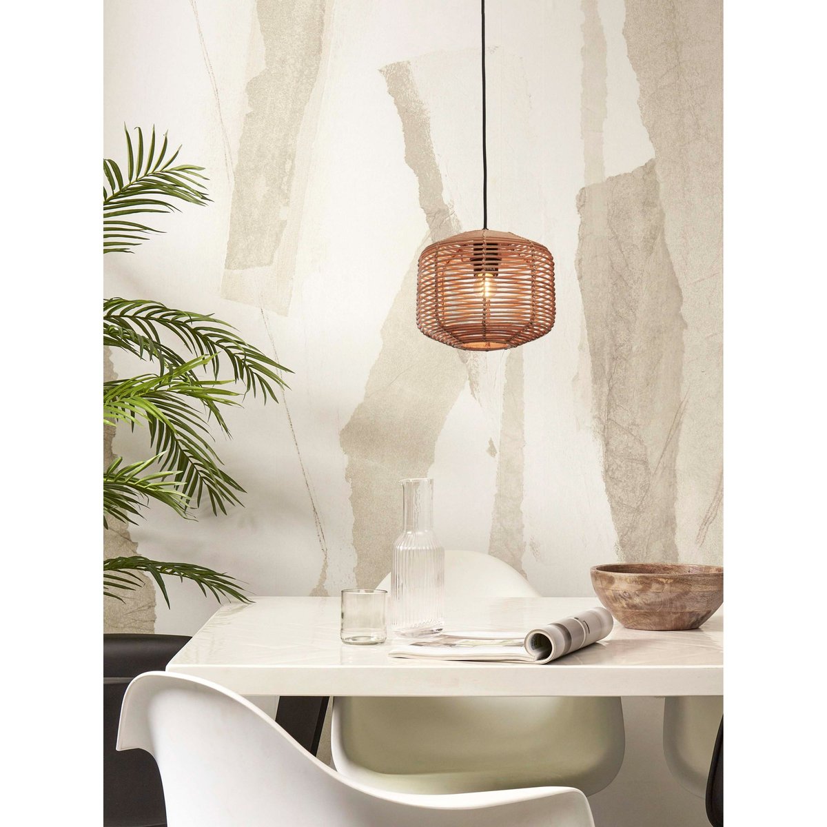 Lampe Suspendue Rotin TANAMI rotin, GOOD & MOJO