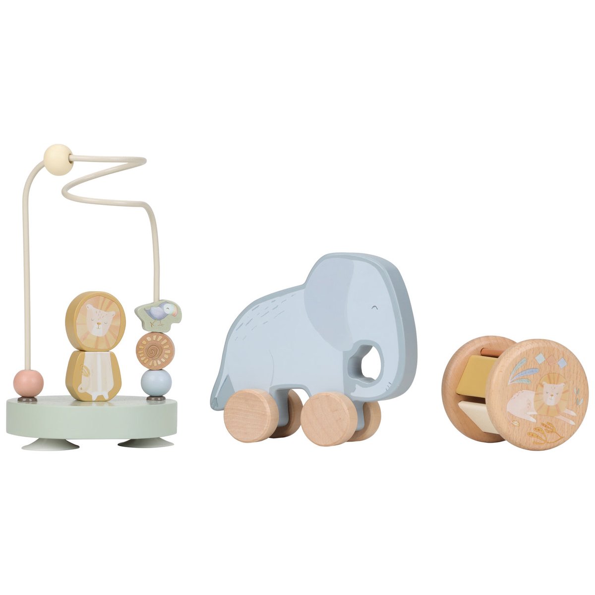 Coffret 3 jeux d'éveil multicolore, bois, LITTLE DUTCH