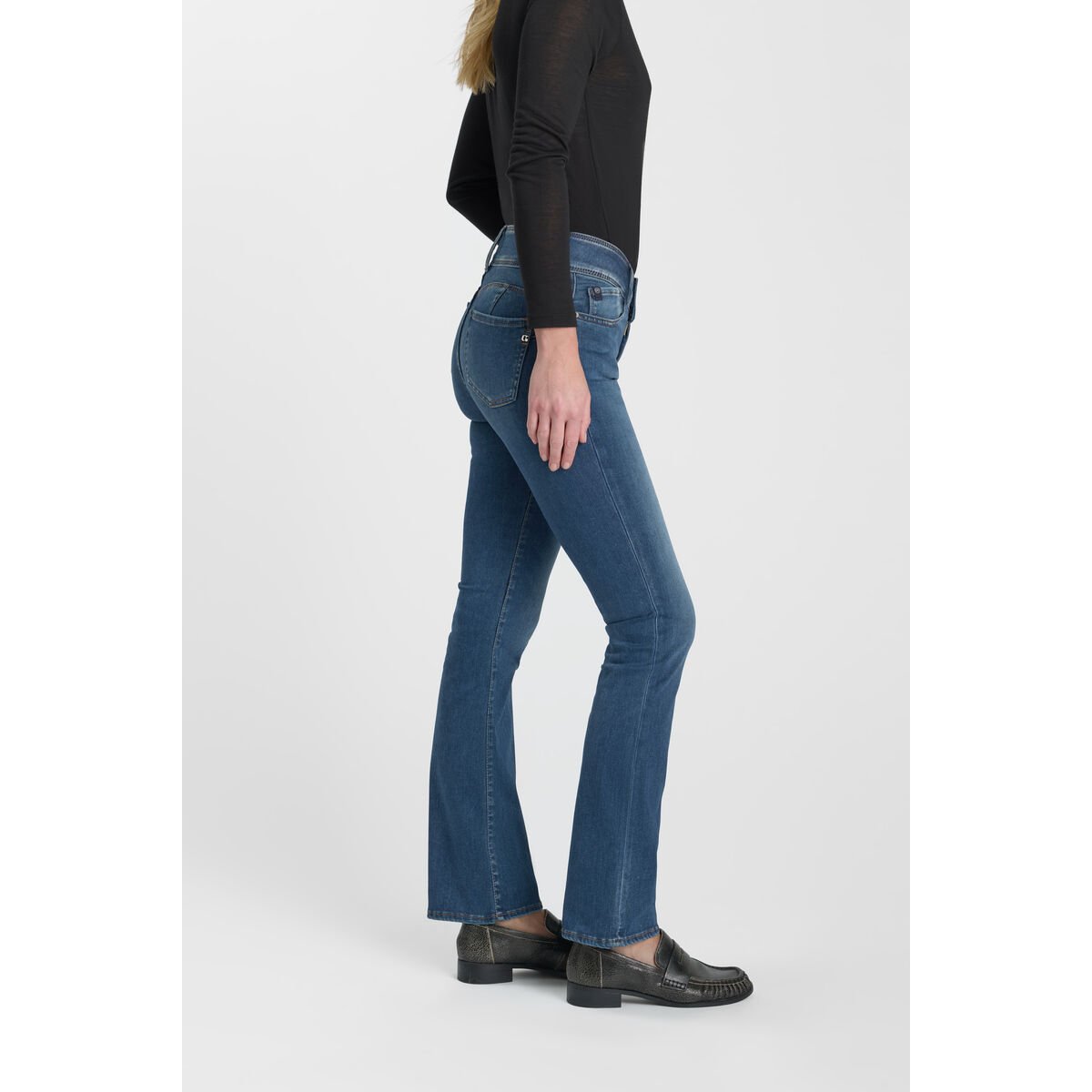 Jeans bootcut ULTRABOO, longueur 34 blue, LE TEMPS DES CERISES