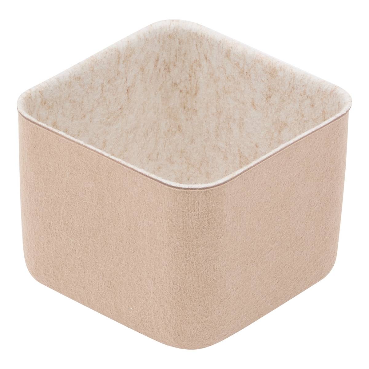 Lot de 4 organiseurs de tiroir Feltia rectangulaires 25x25cm noir, 5FIVE SIMPLY SMART