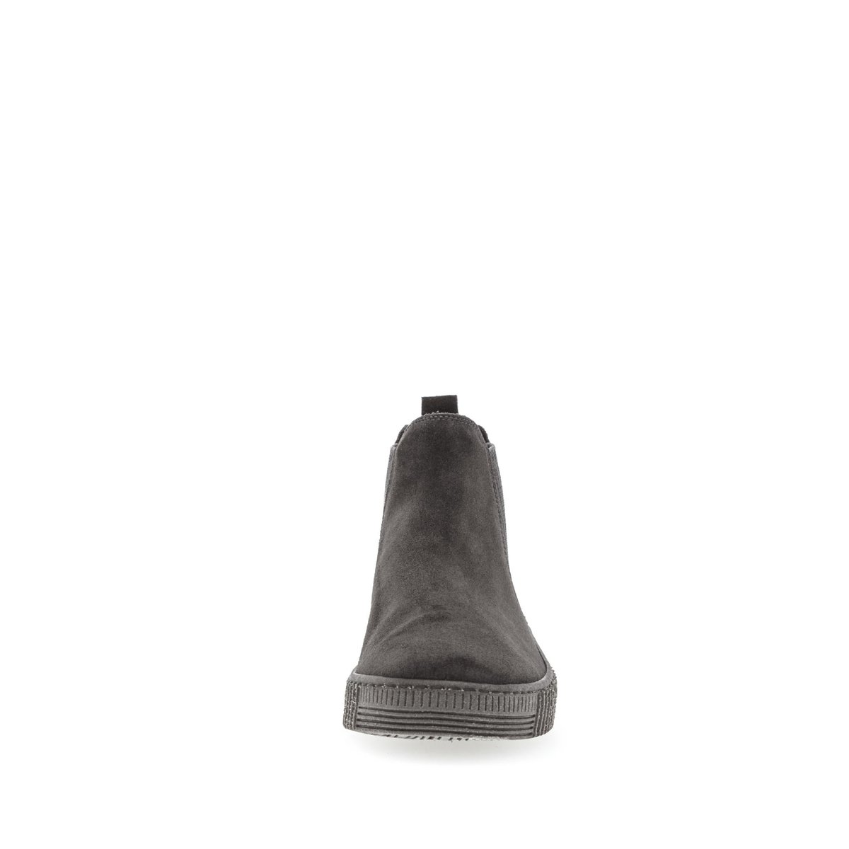Bottines Chelsea en cuir à talon compensé gris, GABOR