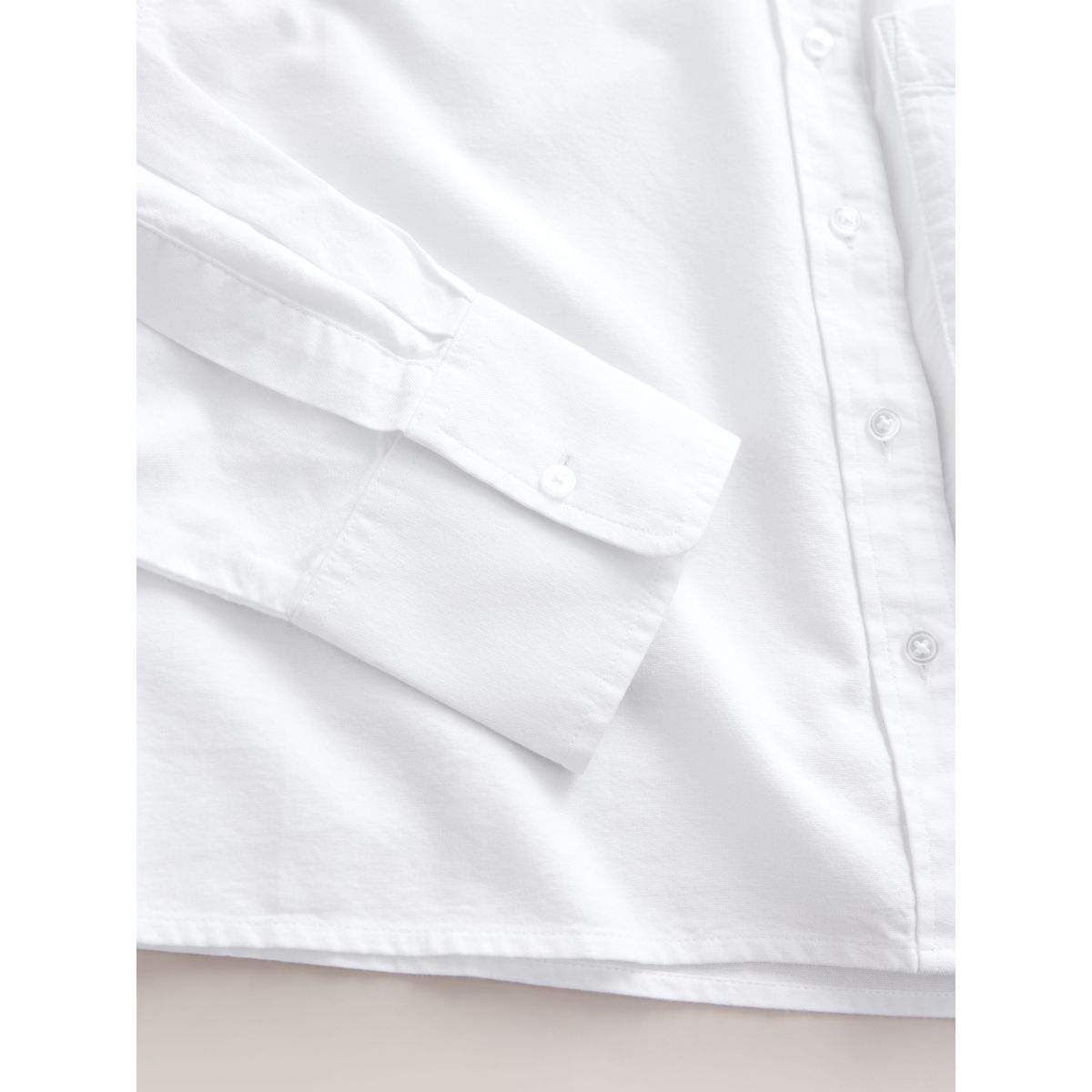 Chemise courte décontractée à manches longues blanc, NEXT