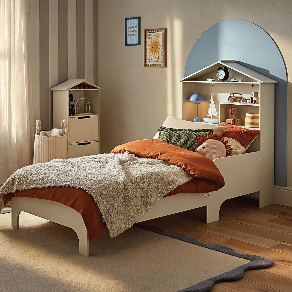 House Kids Storage Bed off-white, CUDDLECO