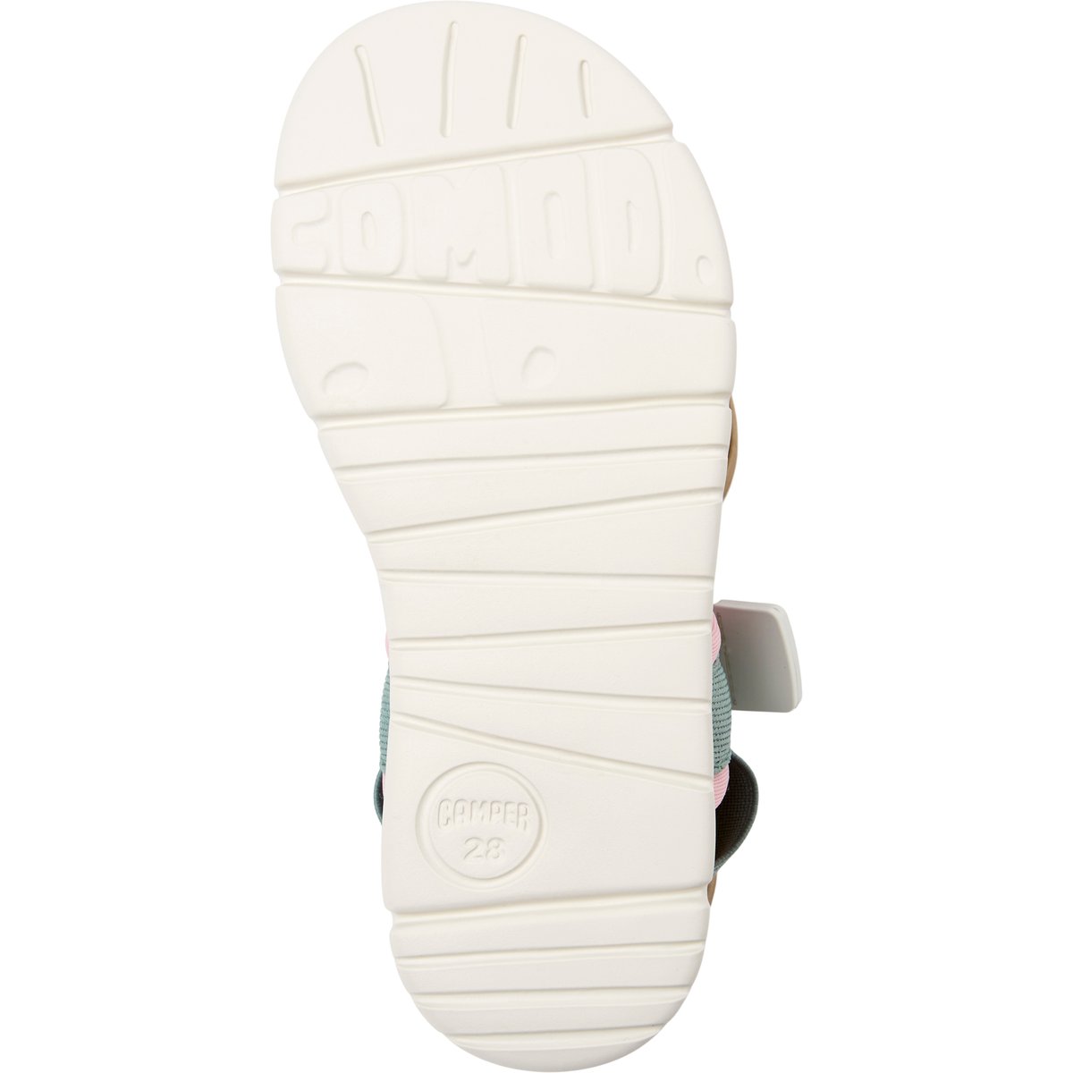 Sandales Oruga vert moyen et gris foncé, CAMPER