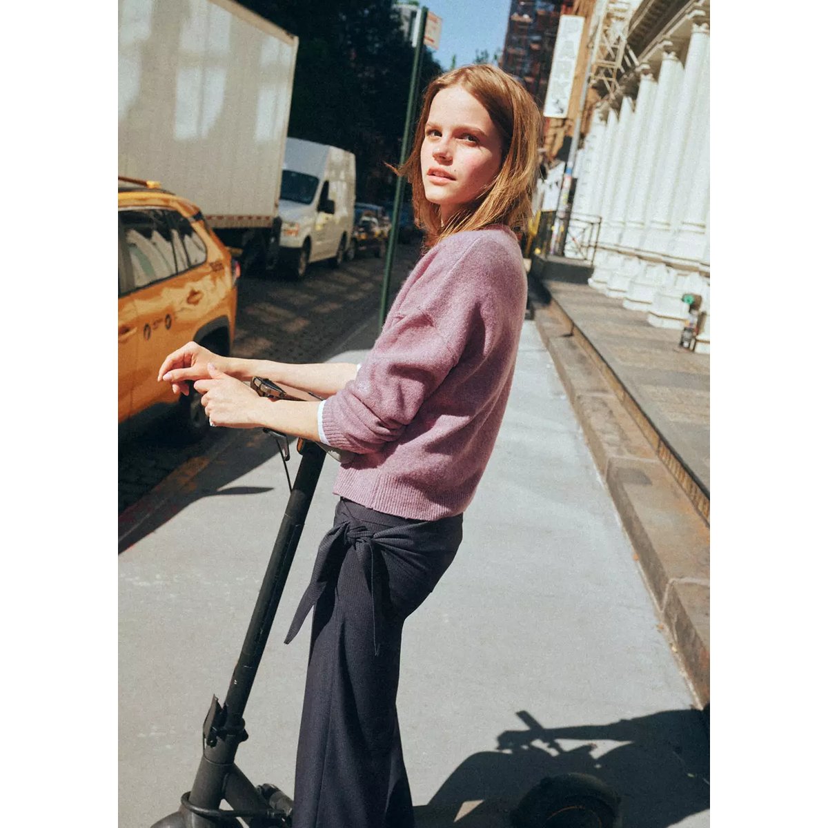 Pull-over jaspé rose, MANGO TEEN