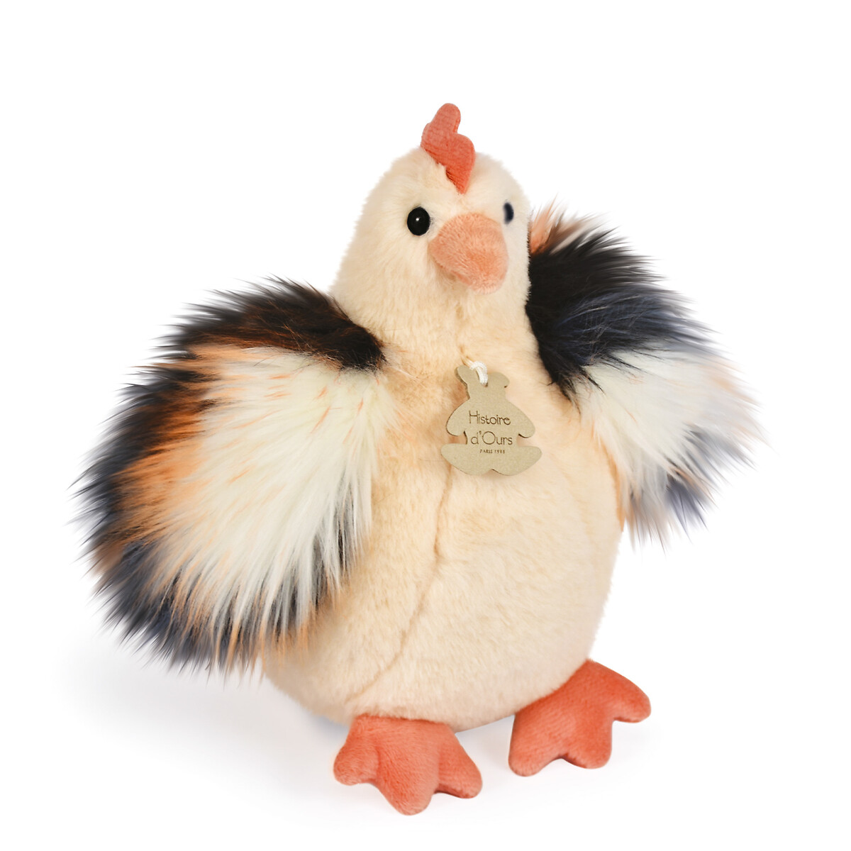Peluche poulette petit modèle 20 cm beige, HISTOIRE D'OURS