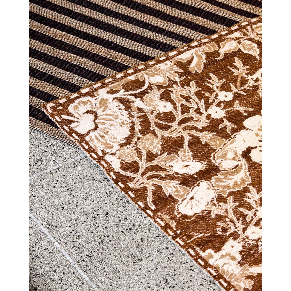 Tapis en coton Bloss 230x160 cm marron, HOUSE DOCTOR