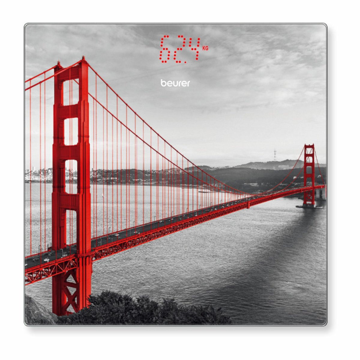 Pèse-personne San Francisco couleur unique, BEURER