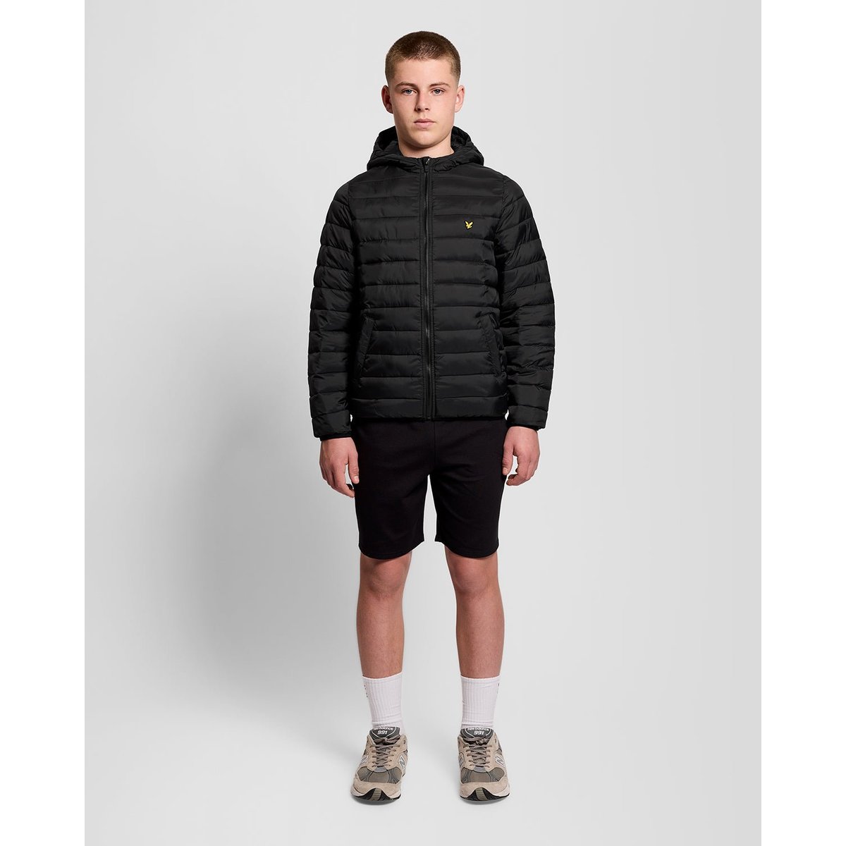 Veste ouatiné pliable noir jais, LYLE & SCOTT