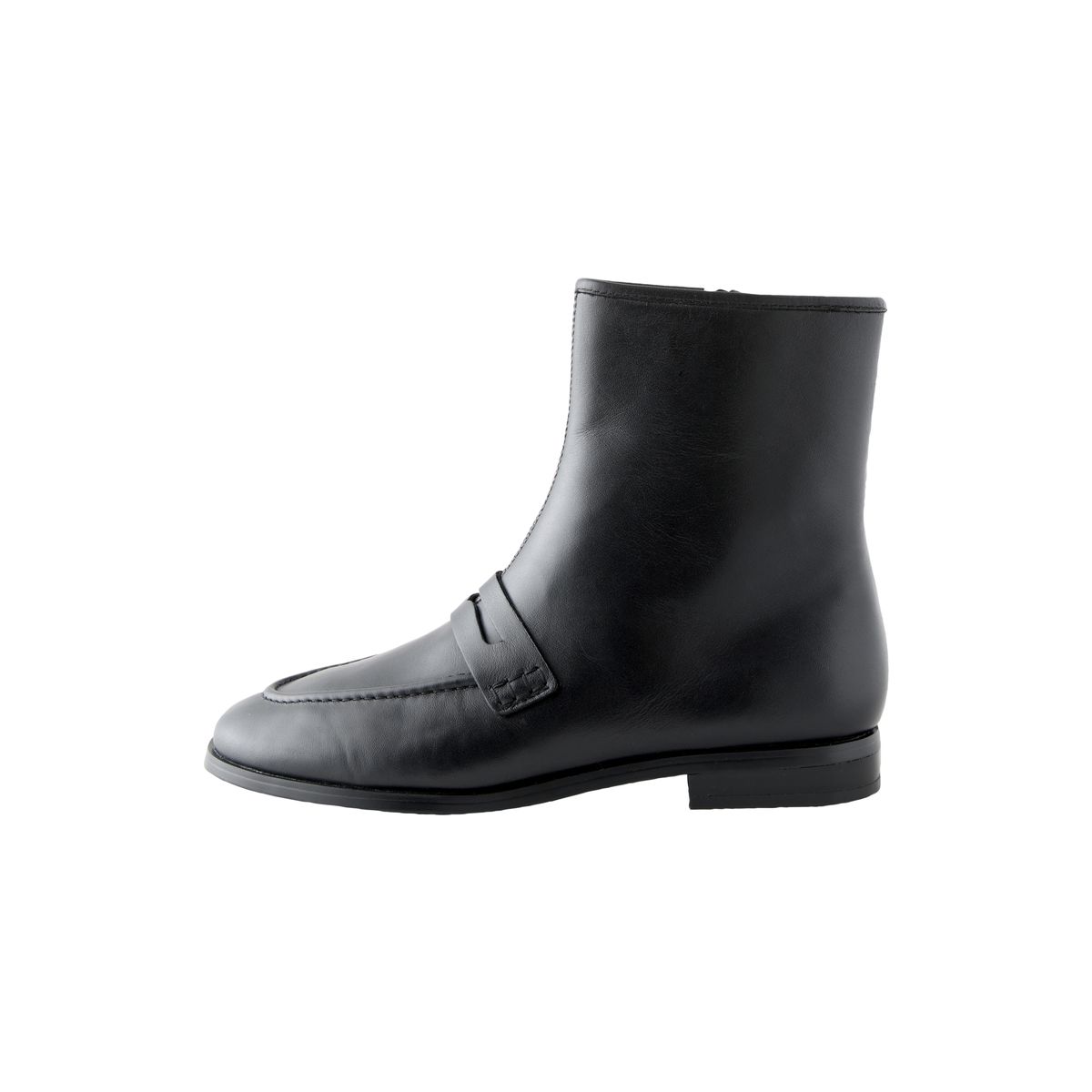 Bottines style mocassins forever comfort® noir, NEXT