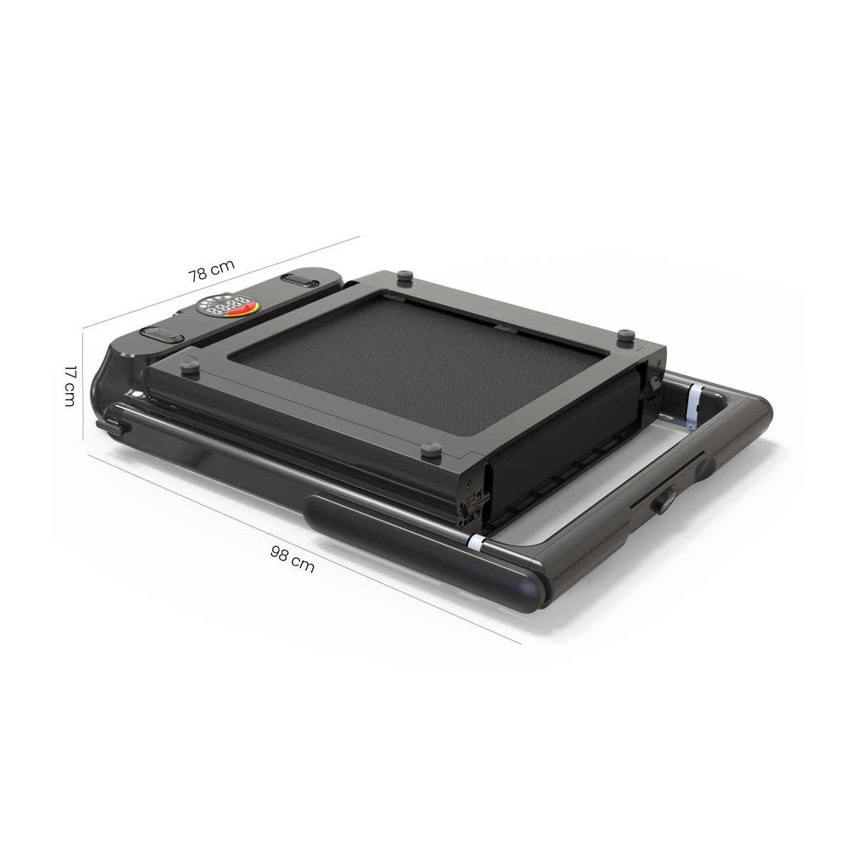 Tapis de course - 12km/h - CARE - JOG 12 noir, CARE FITNESS