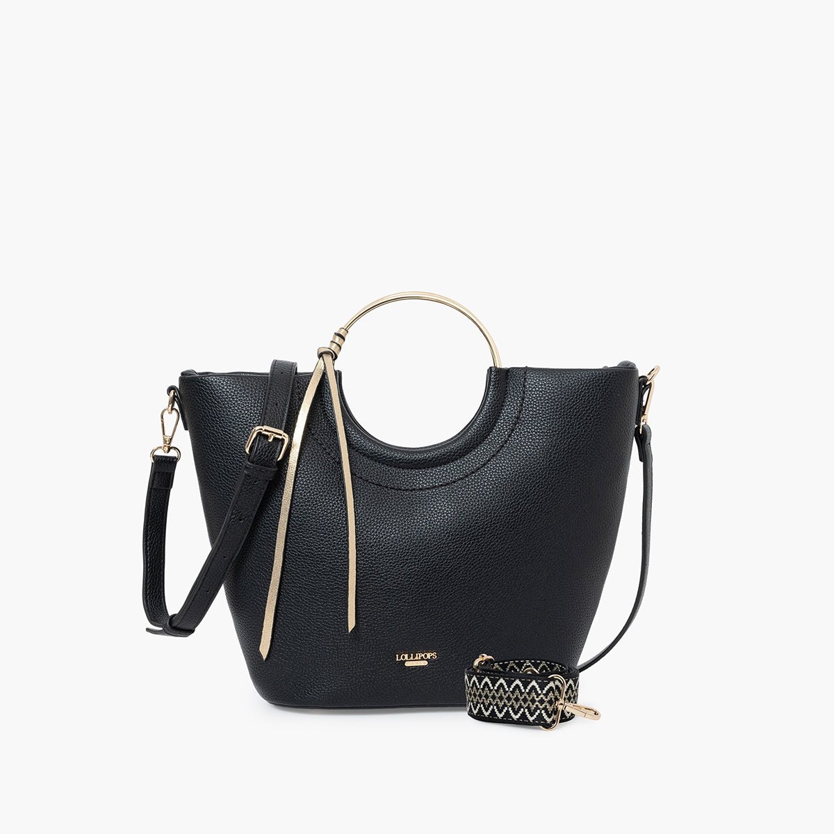 Sac shopper Sefa noir, LOLLIPOPS