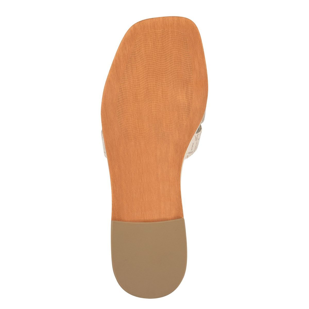 Mule talon bloc beige beige combiné, MARCO TOZZI