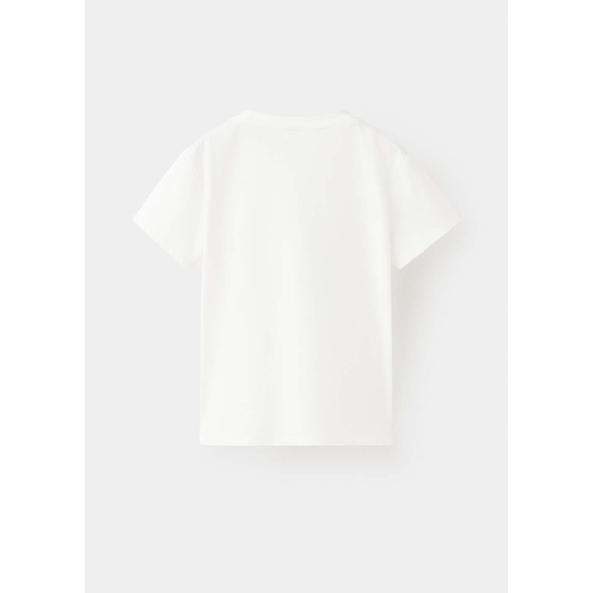 T-shirt coton détail imprimé blanc cassé, MANGO KIDS