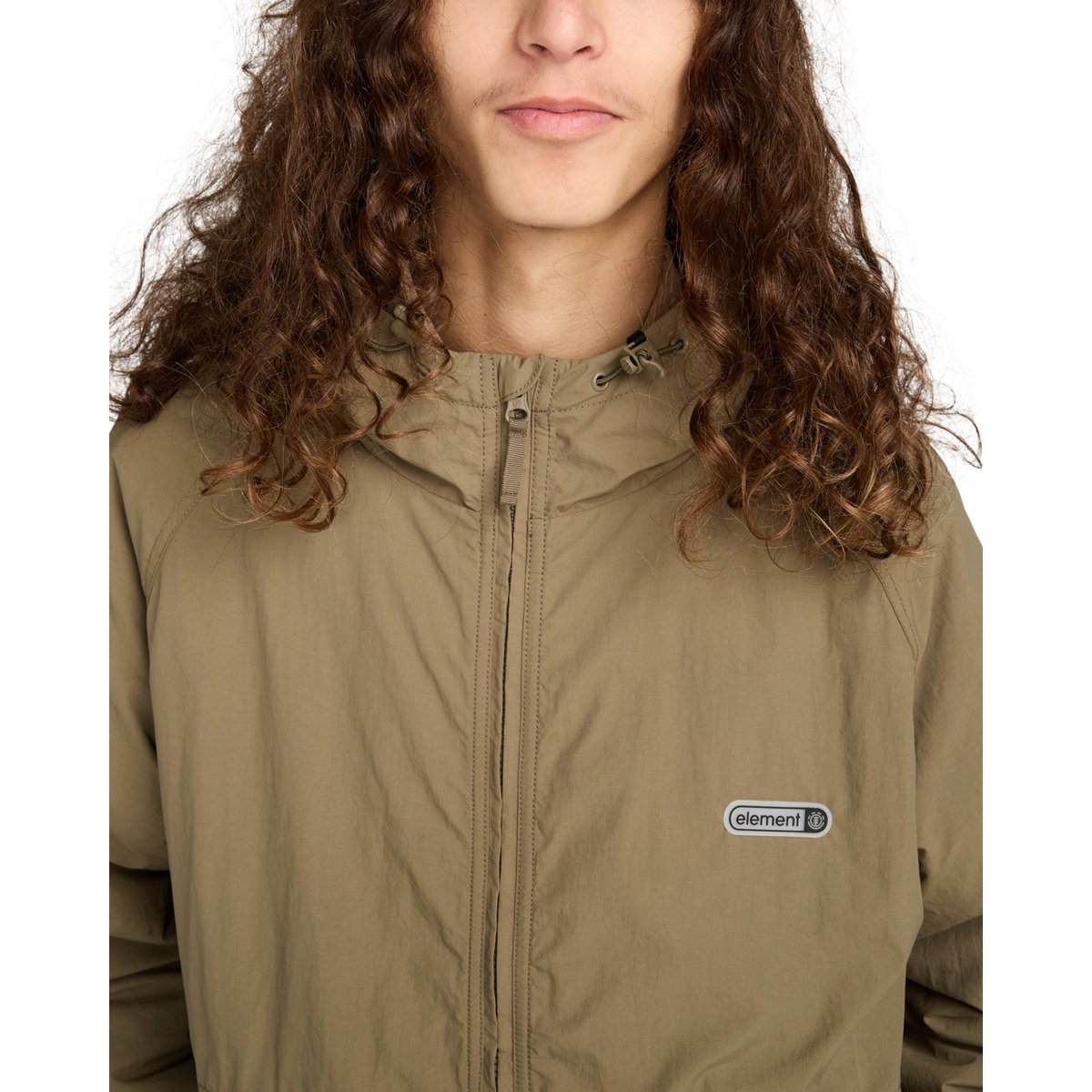 Coupe-vent ALDER 2.0 POLAR marron stone gray, ELEMENT