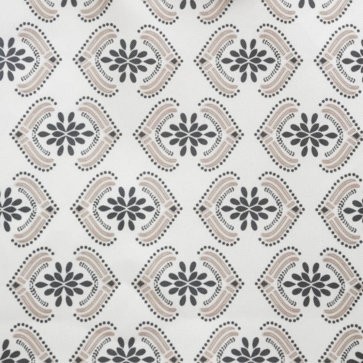 Nappe imprimée carreaux vintage blanc, EDEN