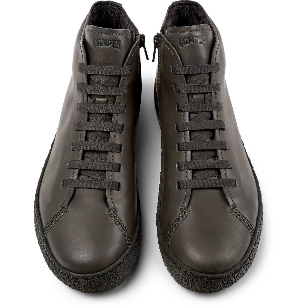 Bottines Peu Terreno Smooth Leather gris foncé, CAMPER