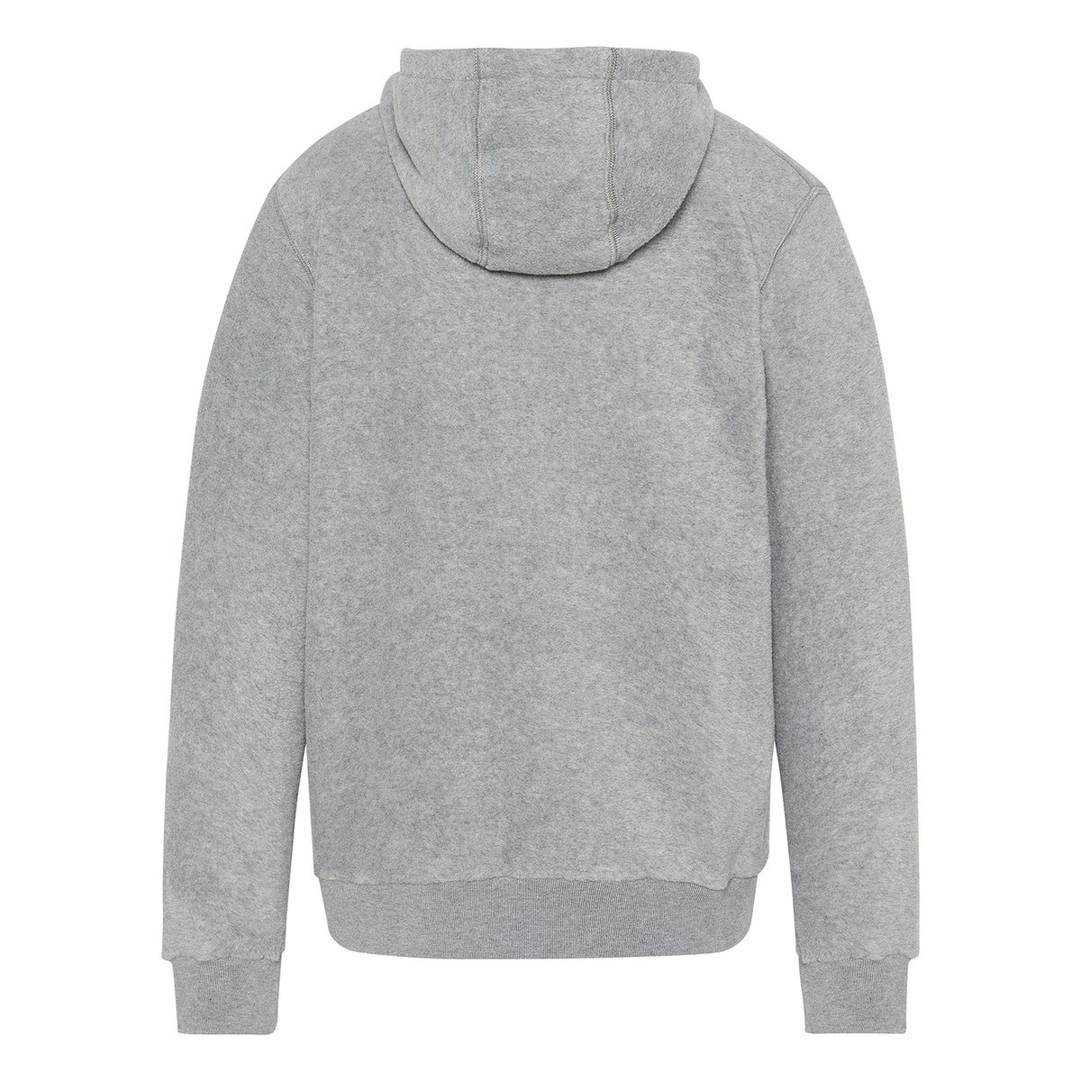 Gilet polaire à capuche gris chiné, SCHOTT