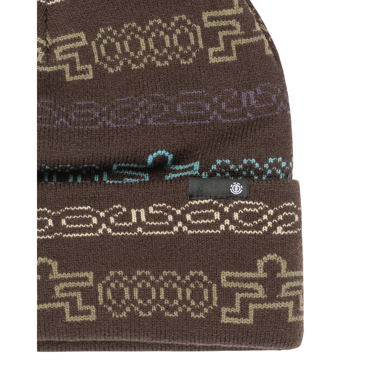 Bonnet classique MID ICON JACQUARD marron 4 wheels for unity, ELEMENT
