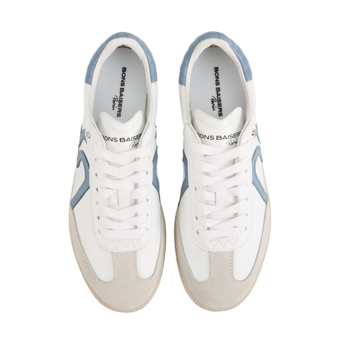 Baskets En Cuir Billie blanc, BONS BAISERS