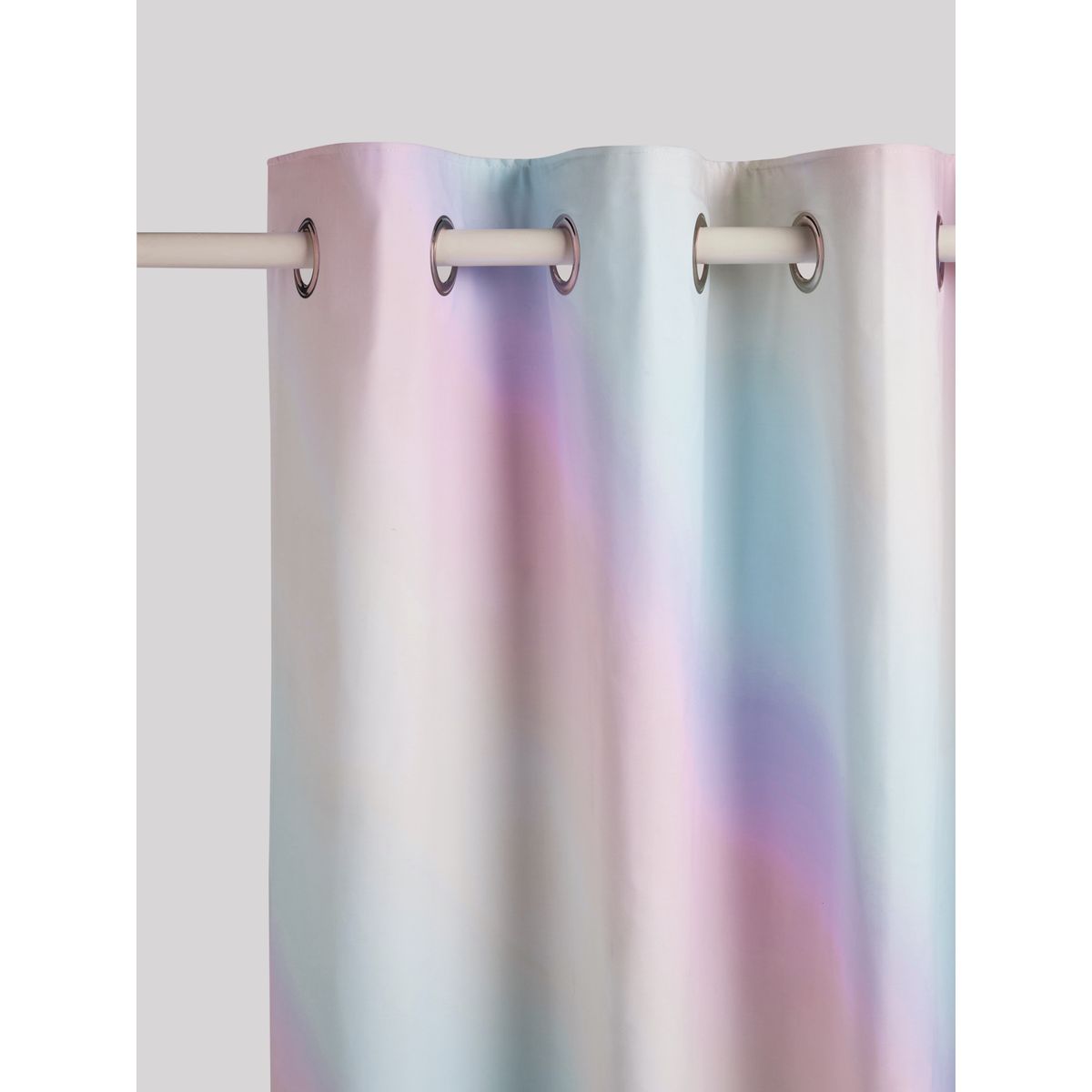 Rideaux à œillets opaques motif arc-en-ciel multi-couleurs, NEXT