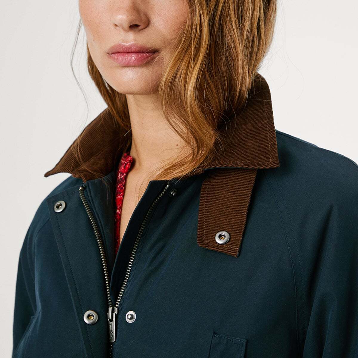 Veste Imperméable À Col Chemise bleu dulwich, PEPE JEANS