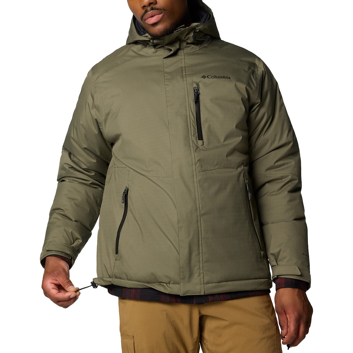Chaqueta impermeable con aislamiento Oak Harbor verde, COLUMBIA