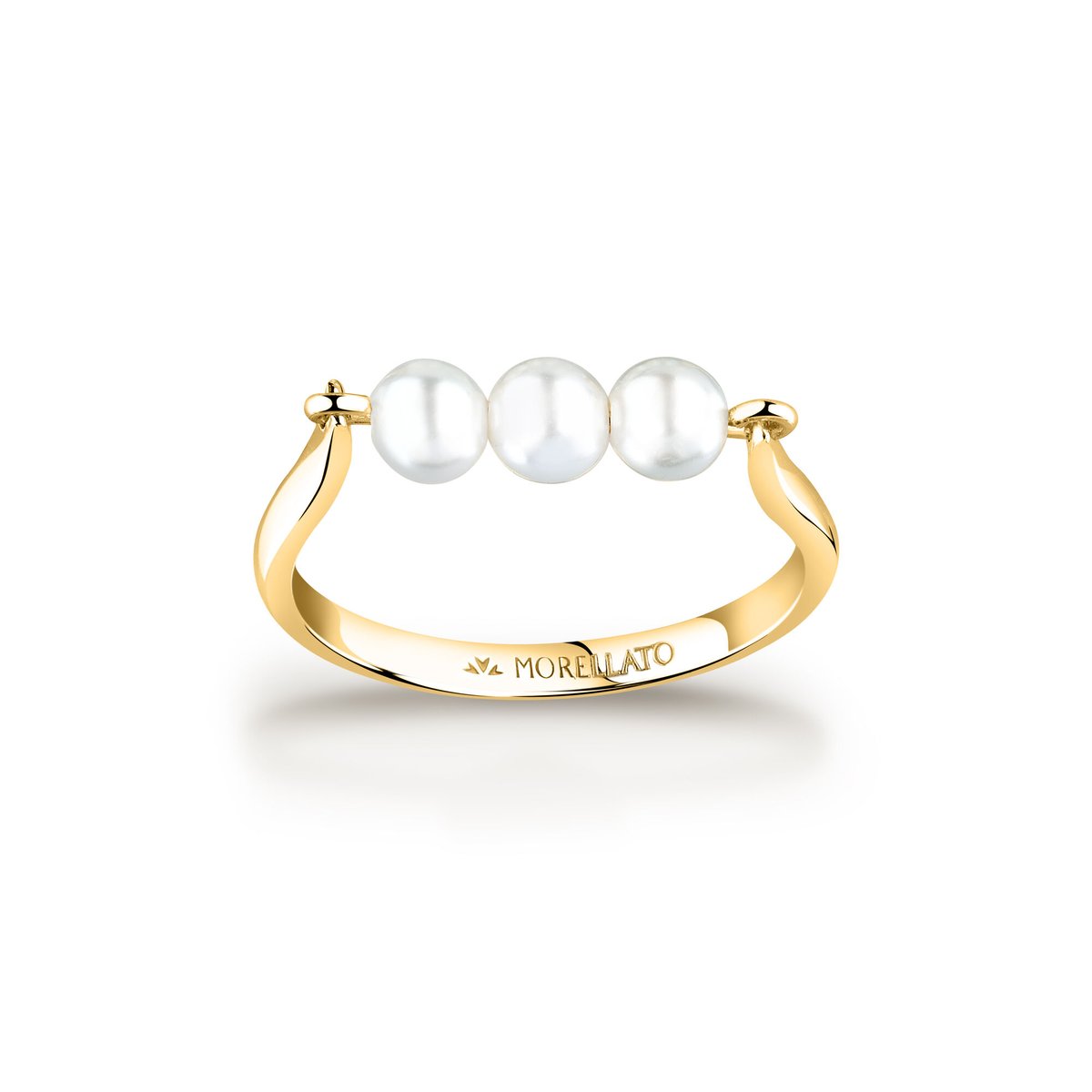 Bague en Argent 925% PERLE CONTEMPORARY or, MORELLATO