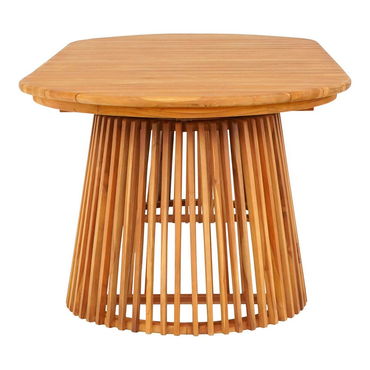 Table à manger en teck naturel 200x90 KUTA bois naturel, PIER IMPORT