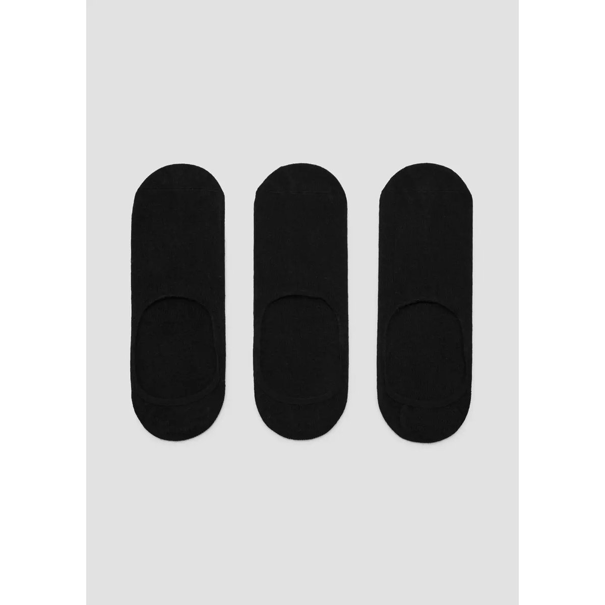 Pack 3 paires de chaussettes invisibles noir, MANGO MAN
