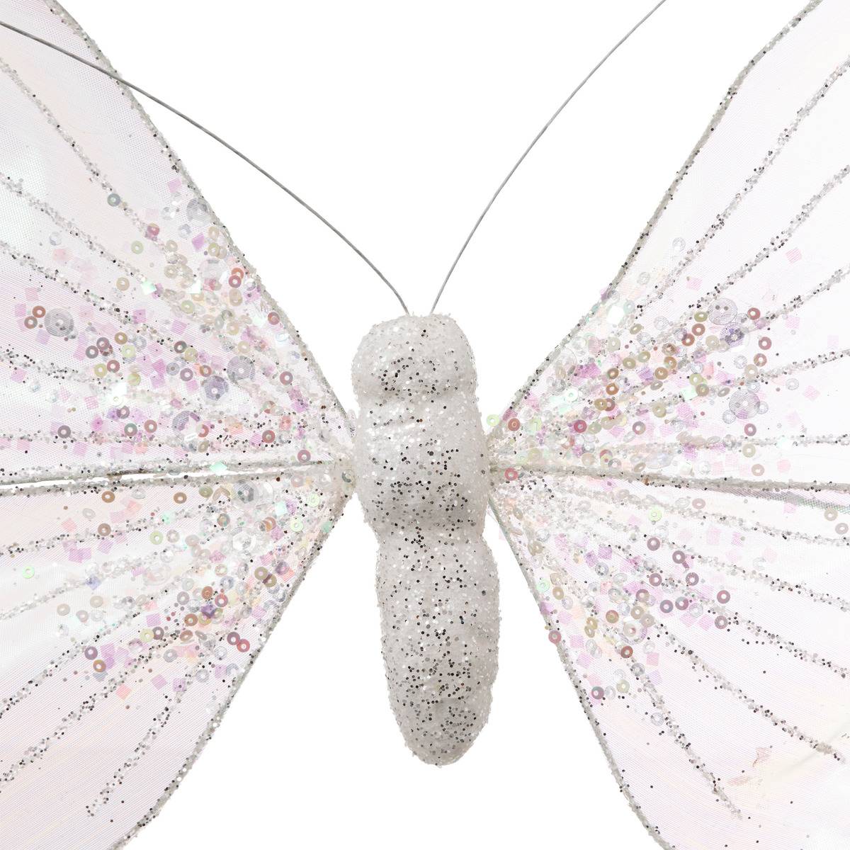 Papillon 45cm blanc, ATMOSPHERA