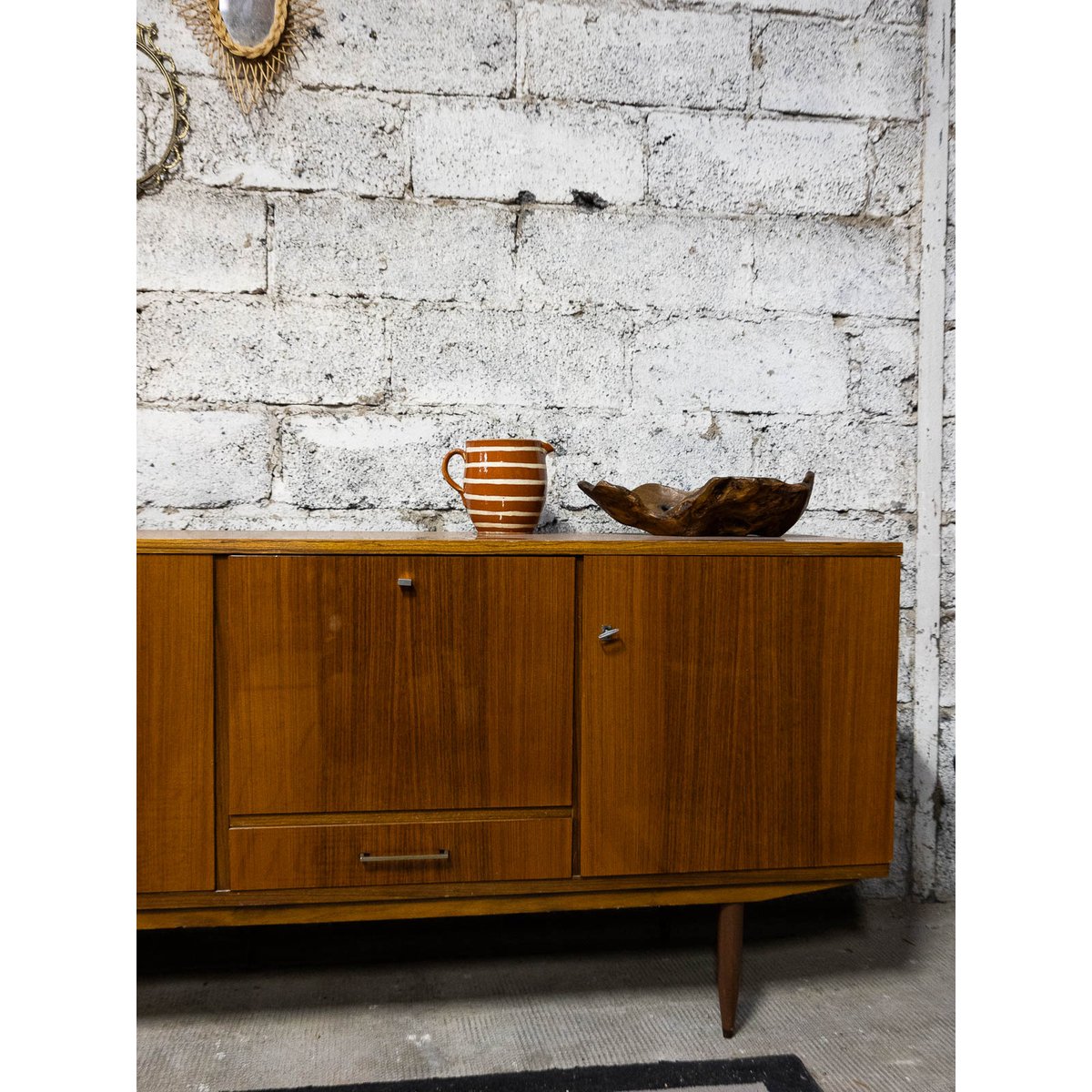 Grande et élégante enfilade Margaret N°719 - Bon état marron, DEBONGOUT