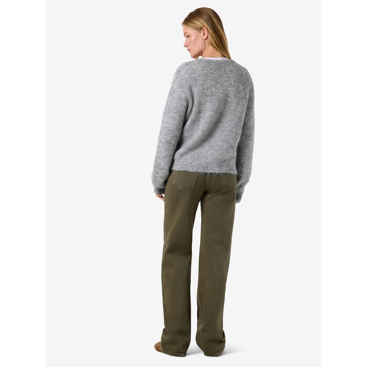 Cardigan En Maille gris - light grey melange1, NOISY MAY