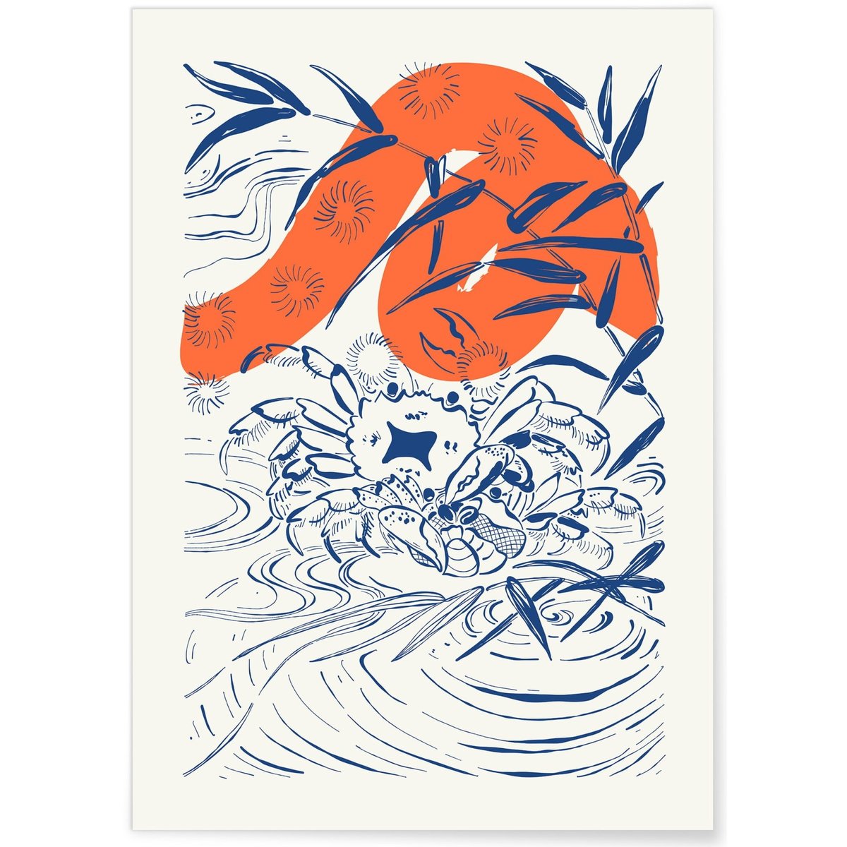 Affiche Art Japon 10 blanc, L'AFFICHERIE