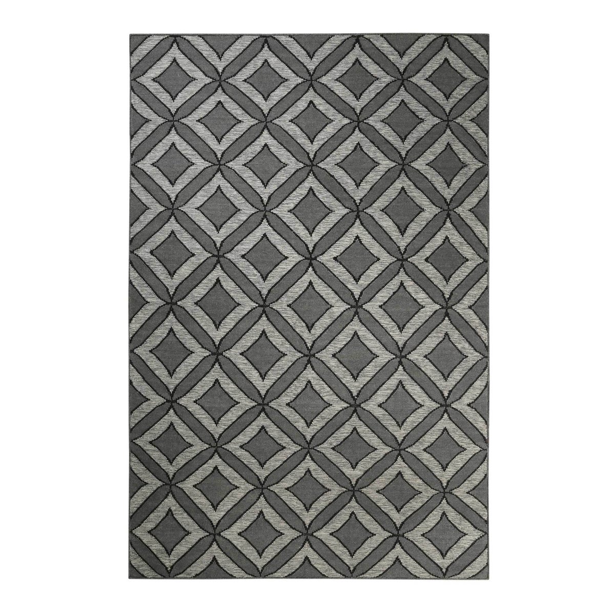 Tapis tissé main pure laine ,  KIAN KELIM argent, ESPRIT
