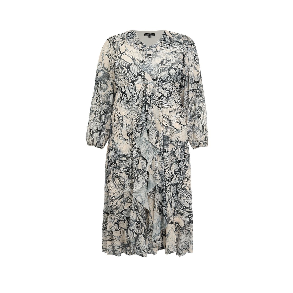 Robe avec manches longues écru, YOEK