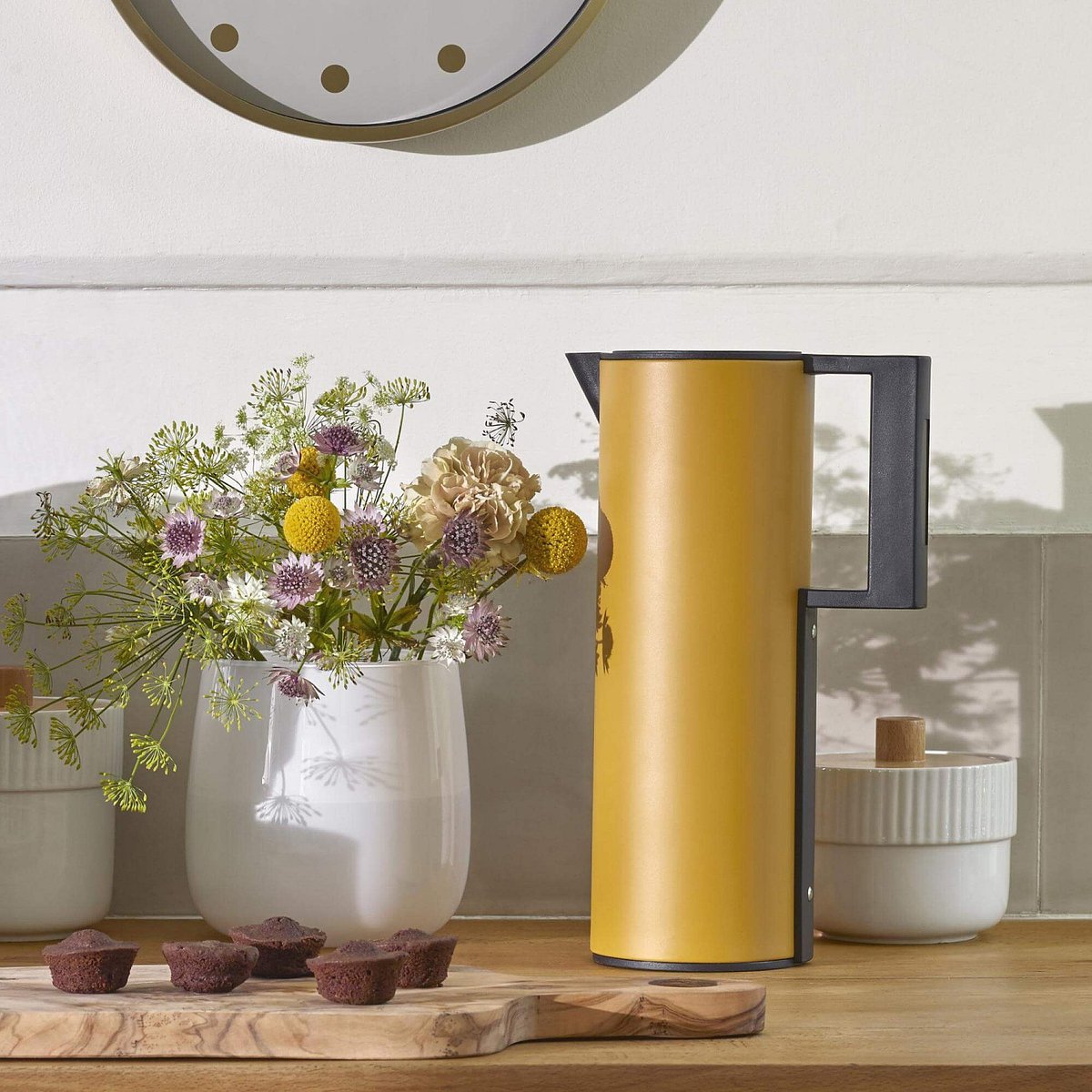 Pichet isotherme en plastique ARABICA jaune, HABITAT