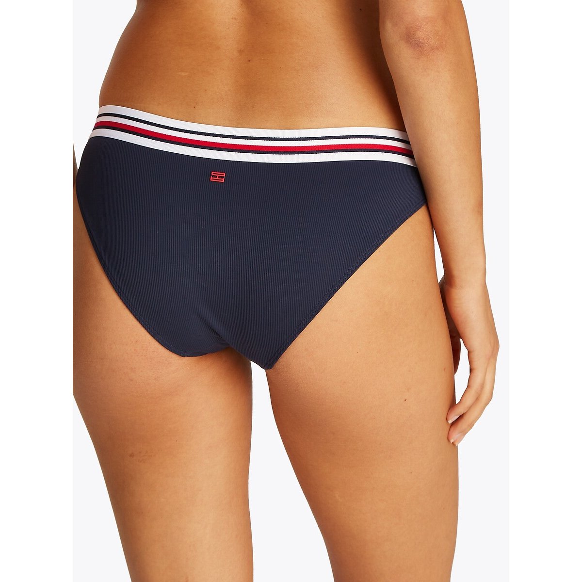 Slip de bain TH Global Stripe bleu, TOMMY HILFIGER