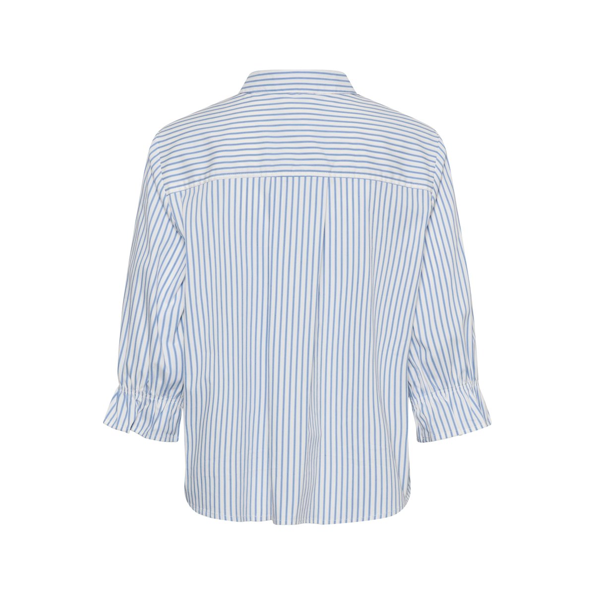 Chemise à manches longues bleu air blue stripe, CREAM