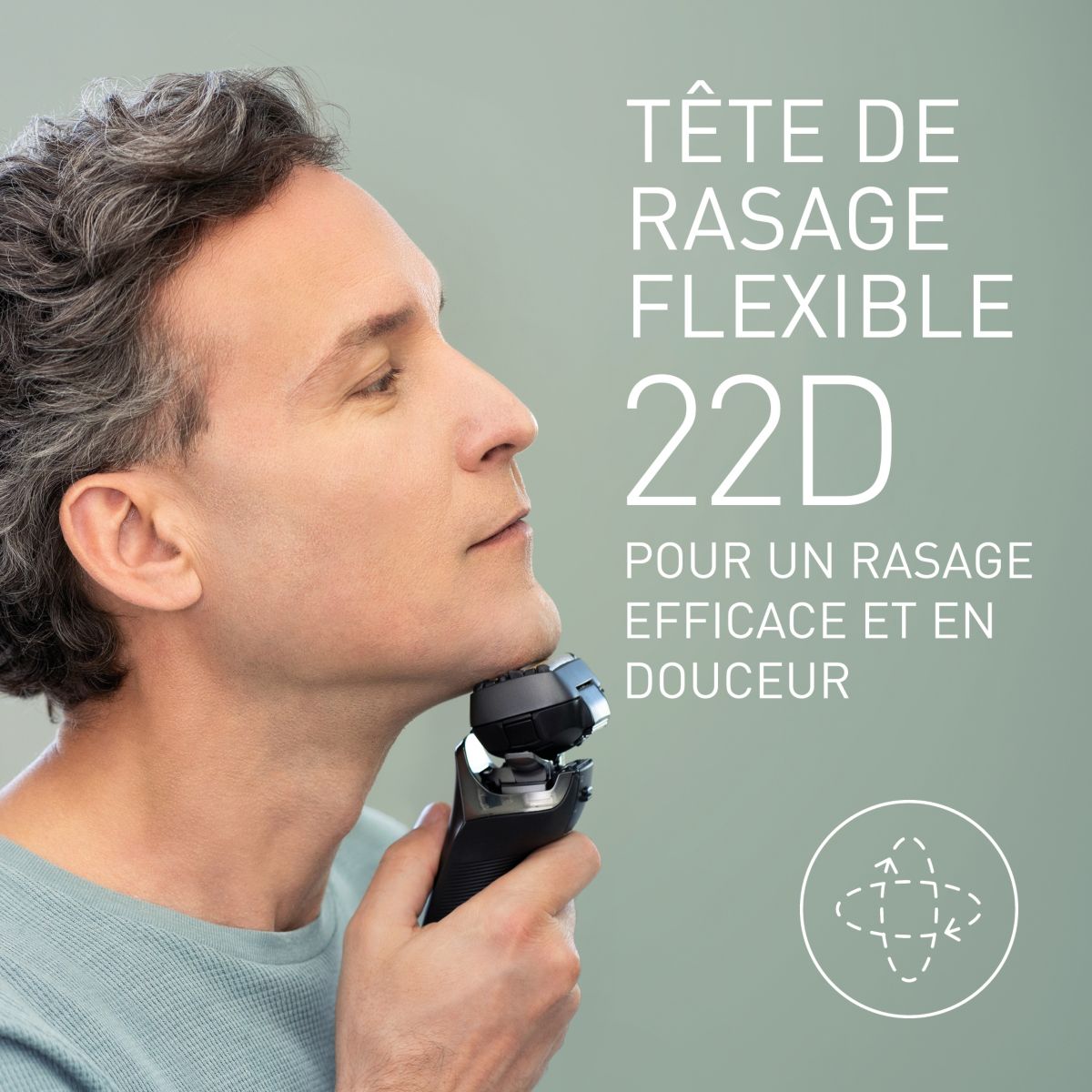 Rasoir électrique 6 lames ES-LS6A-K803 noir, PANASONIC