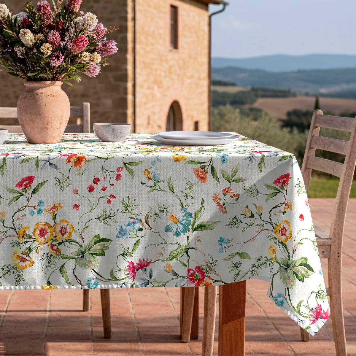 Nappe anti-taches Andale - 100% coton - multicolore, NAF NAF HOME