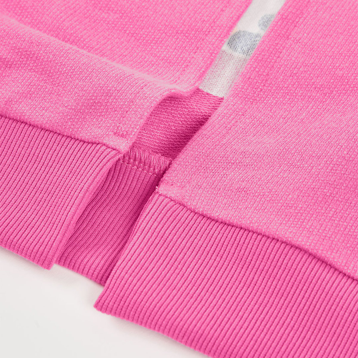 Pull fille en coton imprimé rose, BOBOLI